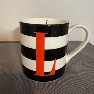 Kate Spade red “L” Lenox Mug